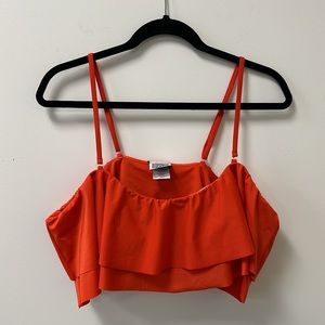 Romi Como Swim • Coral Swim Top • Sz L • NWT!